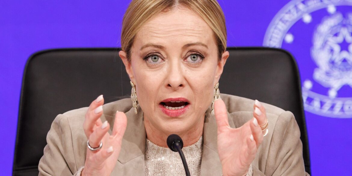 Italiens rechte Ministerpräsidentin Giorgia Meloni treibt den Umbau der Justiz voran. (Archivbild)