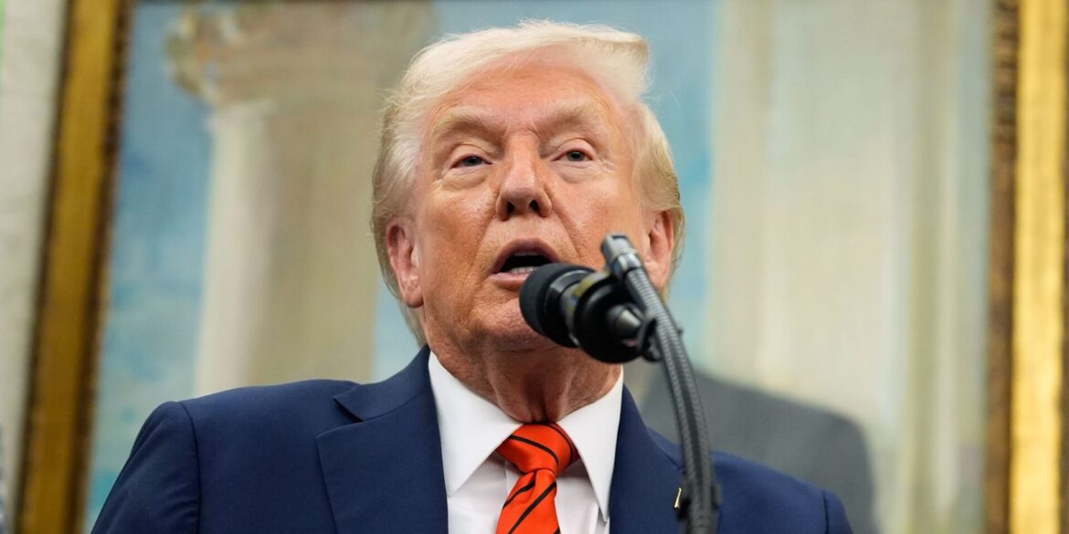 Trump reist am Sonntag in den Nahen Osten.