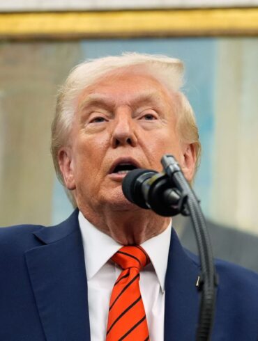 Trump reist am Sonntag in den Nahen Osten.