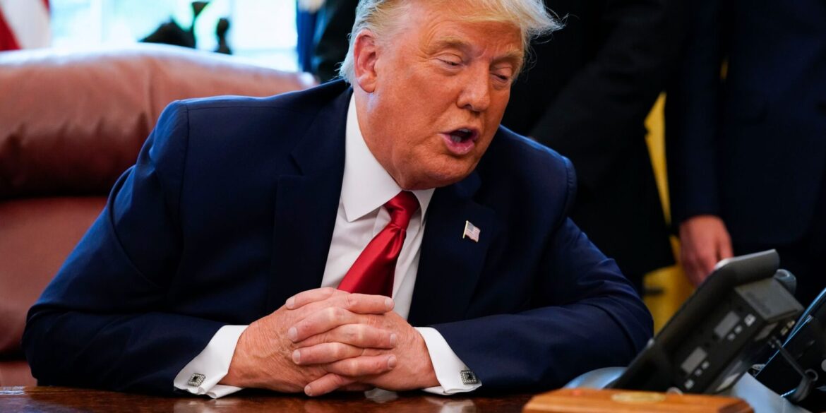 Machado habe ihm den Preis gewidmet, erzählte Trump nach dem Gespräch. (Archivbild)