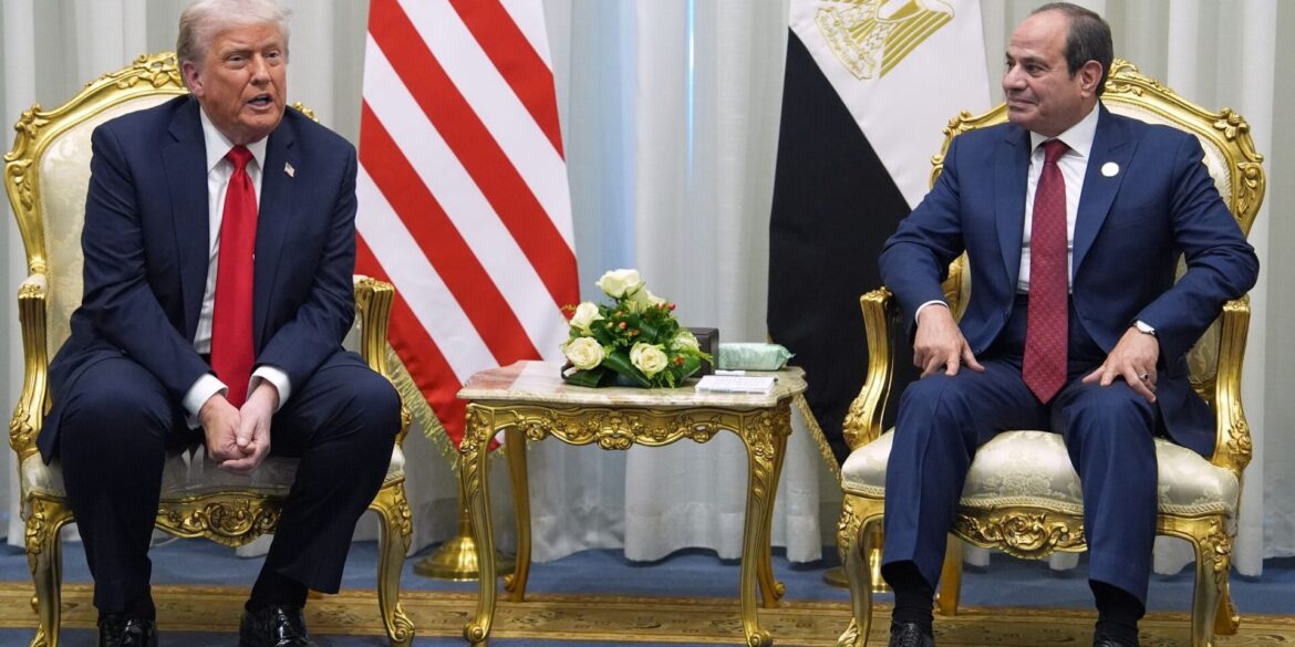 Trump spricht über die weiteren Gaza-Verhandlungen.