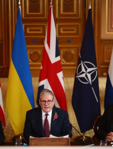 Bei dem Treffen in London ging es auch darum, wie die Ukraine durch den erwarteten schweren Kriegswinter kommen kann.