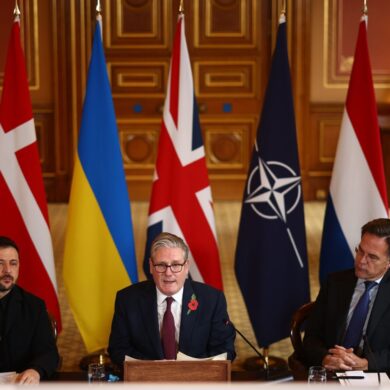 Bei dem Treffen in London ging es auch darum, wie die Ukraine durch den erwarteten schweren Kriegswinter kommen kann.