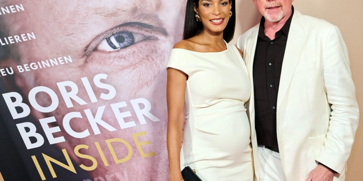 Boris Becker mit seiner Frau Lilian de Carvalho Monteiro bei der Vorstellung seines Buches. Die beiden sind nun Eltern ihres ersten gemeinsamen Kindes geworden. (Archivbild)