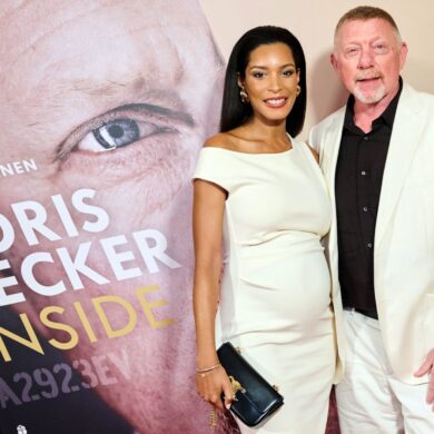 Boris Becker mit seiner Frau Lilian de Carvalho Monteiro bei der Vorstellung seines Buches. Die beiden sind nun Eltern ihres ersten gemeinsamen Kindes geworden. (Archivbild)