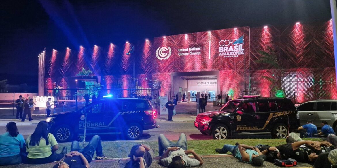 Auch die brasilianische Bundespolizei war im Einsatz.