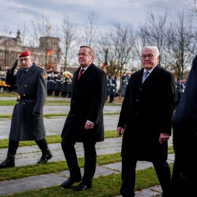 Der Bundespräsident würdigte die Bundeswehr, die tief verankert im freiheitlichen Gemeinwesen und «Armee unserer Demokratie» sei.