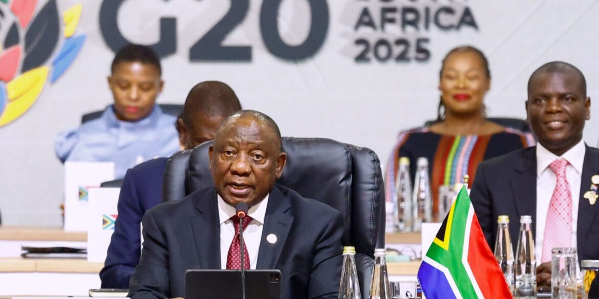 Der südafrikanische Präsident Cyril Ramaphos ist Gastgeber des ersten G20-Gipfels auf dem afrikanischen Kontinent.