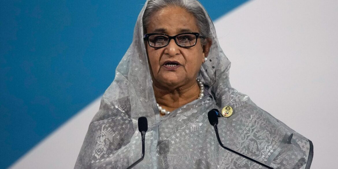 Ex-Ministerpräsidentin Hasina warf dem Gericht in einer ersten Reaktion vor, es habe eine «politisch motivierte» Entscheidung getroffen. (Archivbild)