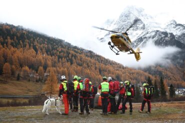 Nach Lawinenunglück in Südtirol - Bergretter im Einsatz