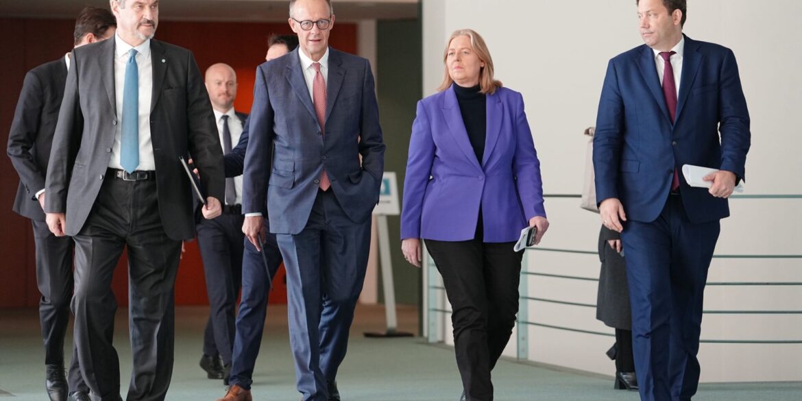 Die Spitzen der schwarz-roten Koalition.