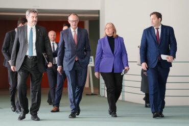 Die Spitzen der schwarz-roten Koalition.