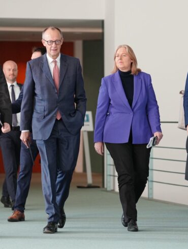 Die Spitzen der schwarz-roten Koalition.