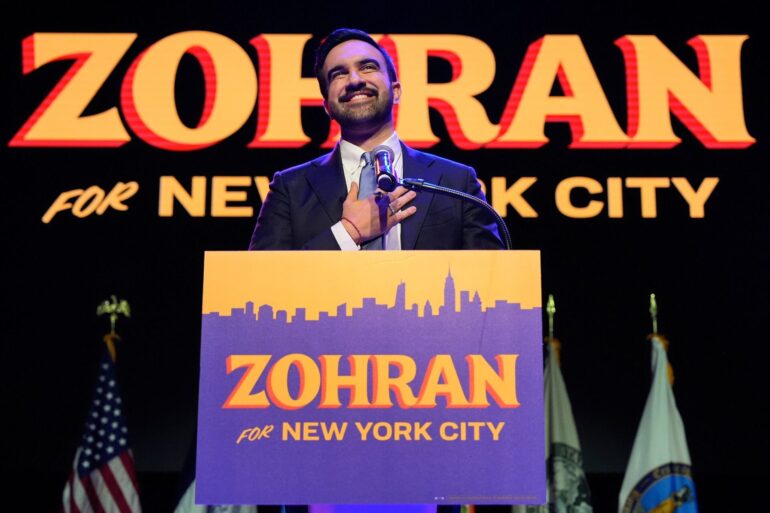 Zohran Mamdani wird neuer Bürgermeister von New York.
