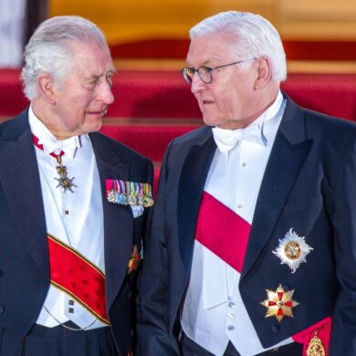 Gegenbesuch: Bundespräsident Frank-Walter Steinmeier und seine Frau Elke Büdenbender kommen zum Staatsbesuch nach London