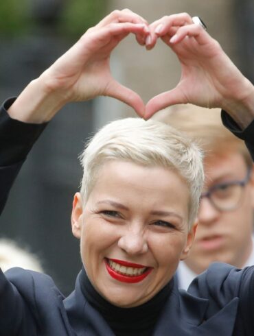 Die prominente belarussische Oppositionspolitikerin Maria Kolesnikowa ist nach jahrelanger Haft wieder in Freiheit. (Archivbild)