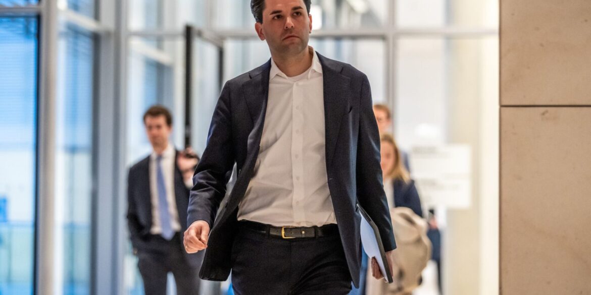 Der JU-Vorsitzende Johannes Winkel gehört zu den Spitzenleuten der Jungen Gruppe. (Archivbild)