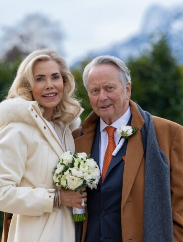 Gabriela zu Leiningen und Wolfgang Porsche haben geheiratet.