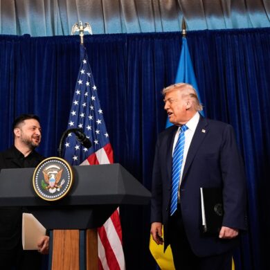Laut US-Präsident Trump sind die Verhandlungen über einen Frieden in der Ukraine auf einem guten Weg. (Archivbild)