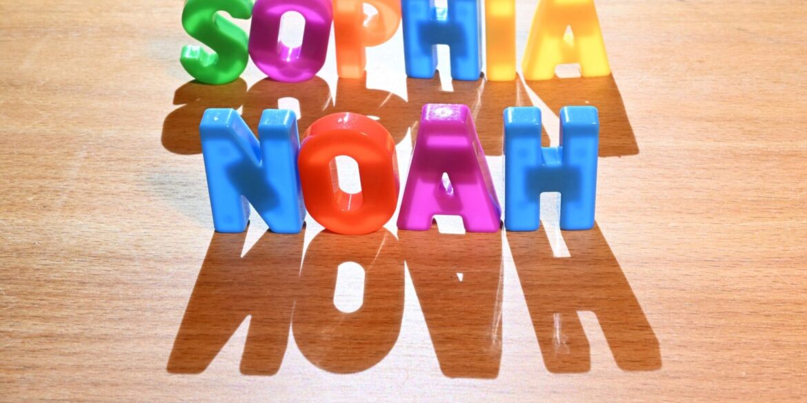 Sophia und Noah sind die beliebtesten Vornamen.