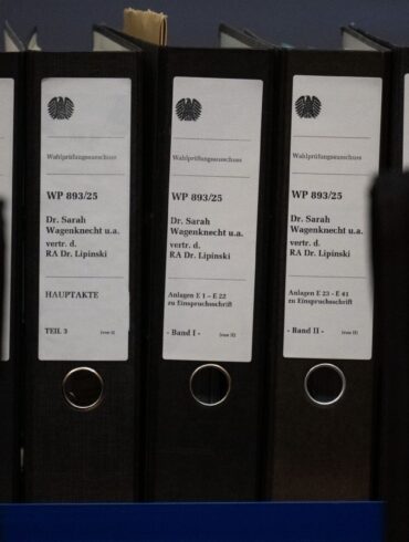 Das BSW hatte sehr viel Material zusammengetragen, um seine Einsprüche zu begründen. (Archivbild)