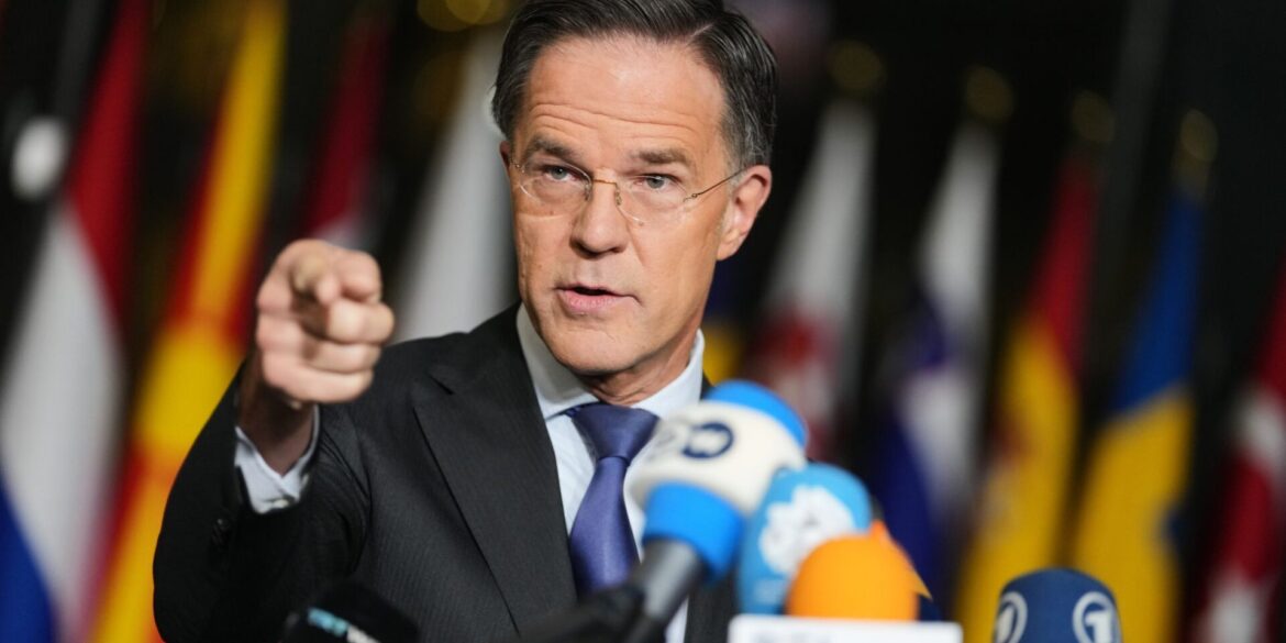 Wirbt um frisches Geld für US-Waffen für die Ukraine: Nato-Generalsekretär Mark Rutte.