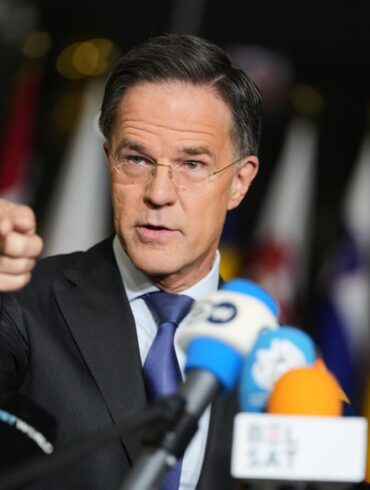 Wirbt um frisches Geld für US-Waffen für die Ukraine: Nato-Generalsekretär Mark Rutte.