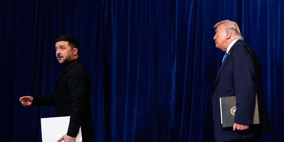 Trump und Selenskyj haben sich erst am Sonntag in Florida getroffen und sollen nach Angaben aus Kiew nun bei einem Gipfel in Paris erneut miteinander reden. (Archivbild)