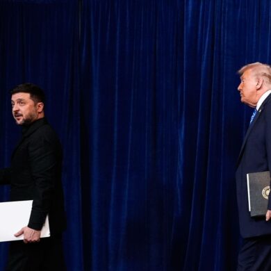 Trump und Selenskyj haben sich erst am Sonntag in Florida getroffen und sollen nach Angaben aus Kiew nun bei einem Gipfel in Paris erneut miteinander reden. (Archivbild)
