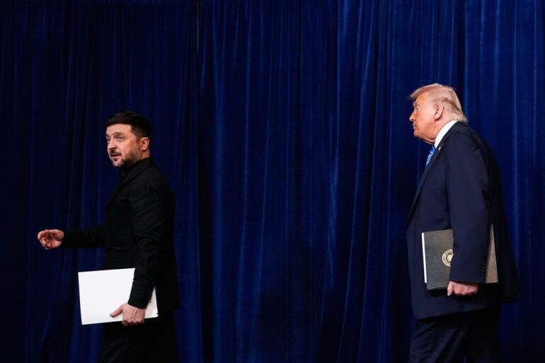 Trump und Selenskyj haben sich erst am Sonntag in Florida getroffen und sollen nach Angaben aus Kiew nun bei einem Gipfel in Paris erneut miteinander reden. (Archivbild)
