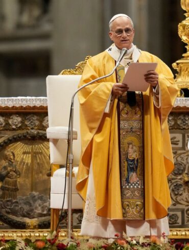 Der Pontifex sprach im voll besetzten Petersdom.
