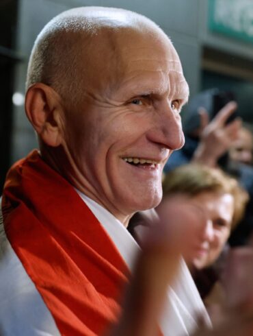 Der Friedensnobelpreisträger Alex Beljazki ist wieder in Freiheit.