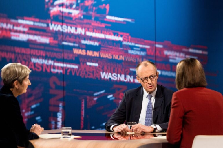 Bundeskanzler Merz stellte sich im ZDF Fragen zur Ukraine.