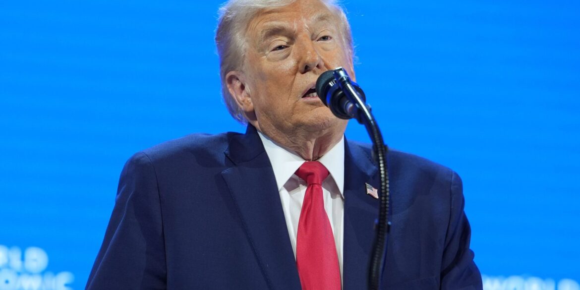 Bekräftigt seinen Besitzanspruch auf Grönland: US-Präsident Trump in Davos.