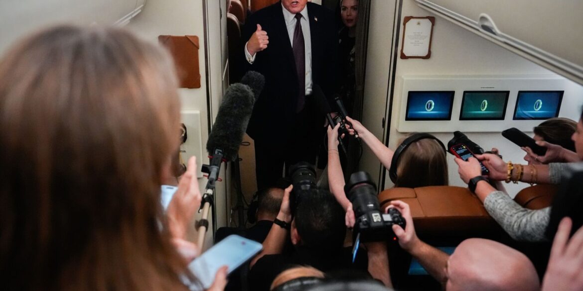 US-Präsident Trump übt Druck auf den Iran aus.