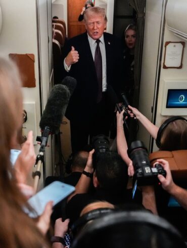 US-Präsident Trump übt Druck auf den Iran aus.