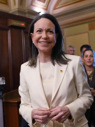 Die venezolanische Oppositionsführerin María Corina Machado ist um ein gutes Verhältnis zu Donald Trump bemüht. (Archivbild)