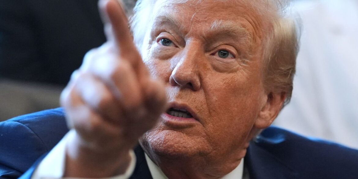 US-Präsident Donald Trump stellt sich hinter die Demonstranten im Iran. (Archivbild)