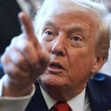 US-Präsident Donald Trump stellt sich hinter die Demonstranten im Iran. (Archivbild)