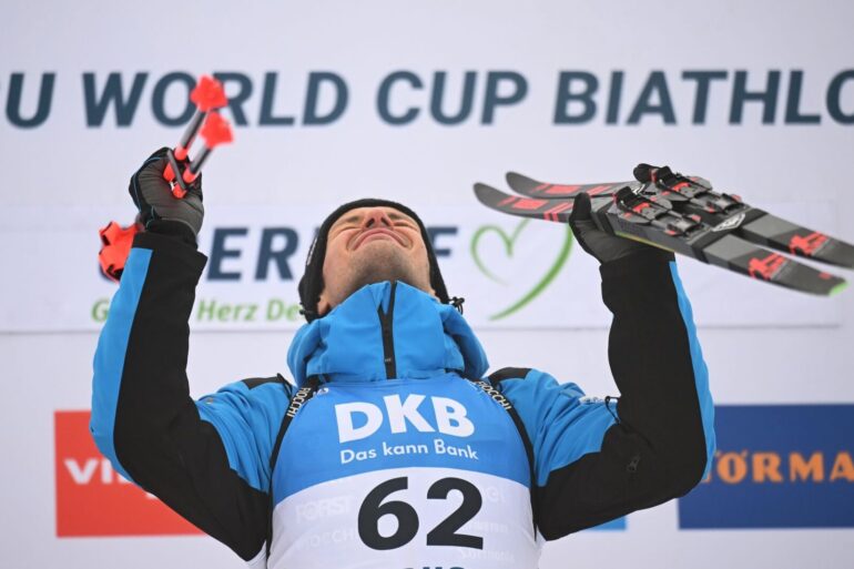 Emotionaler Sieger: Tommaso Giacomel.