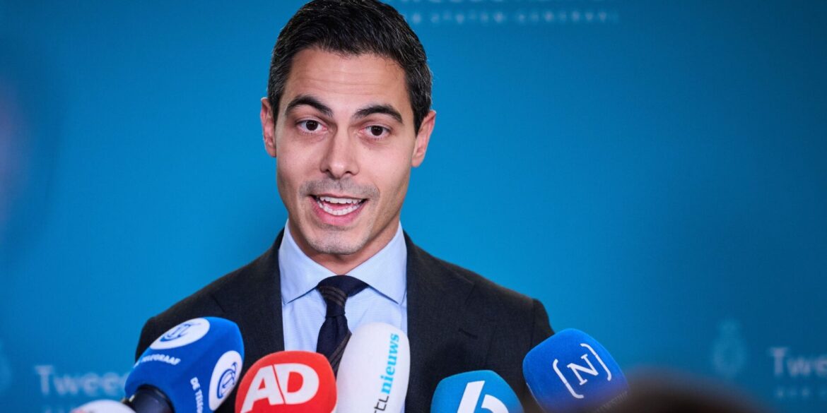 Hofft auf Kooperation im Parlament: Rob Jetten von der Partei D66.