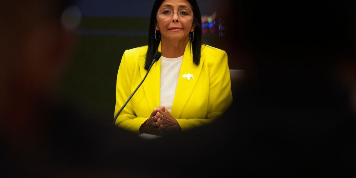 Delcy Rodríguez ist die Vizepräsidentin von Venezuela. (Archivbild)