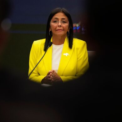 Delcy Rodríguez ist die Vizepräsidentin von Venezuela. (Archivbild)