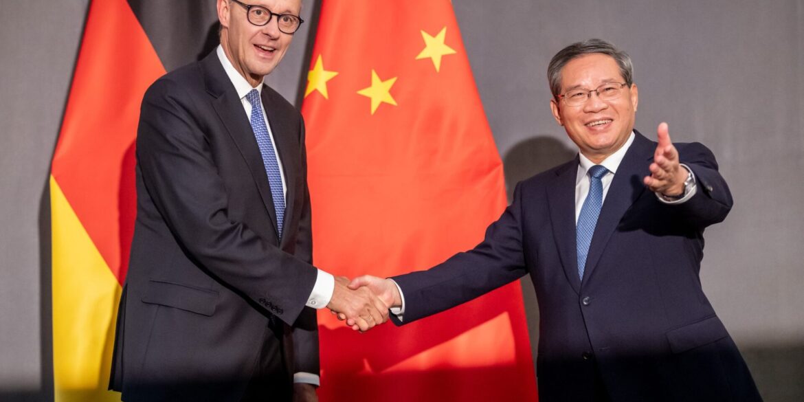 Den chinesischen Ministerpräsidenten Li hat Merz schon getroffen, am Mittwoch steht sein erstes persönliches Gespräch mit Präsident Xi in Peking an. (Archivbild)