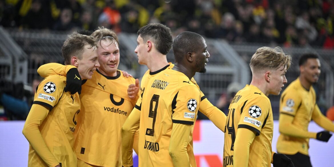 Borussia Dortmund darf auf den Einzug ins Achtelfinale der Champions League hoffen.