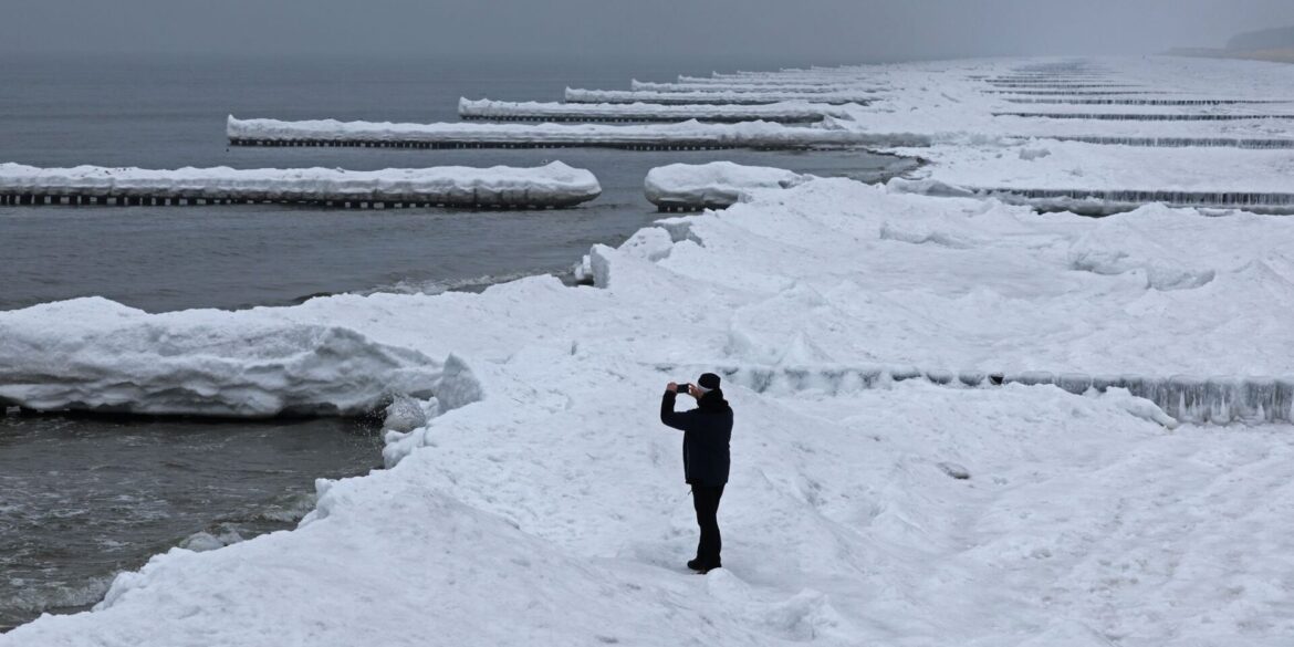 Eiszeit an der Ostsee.