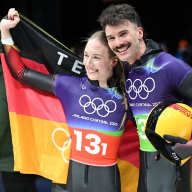 Jubel im Ziel: Susanne Kreher und Axel Jungk.