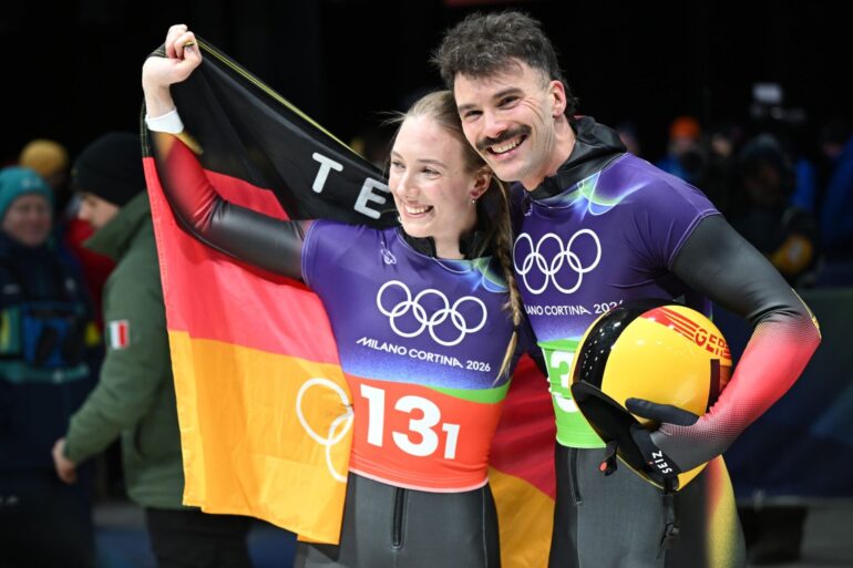 Jubel im Ziel: Susanne Kreher und Axel Jungk.