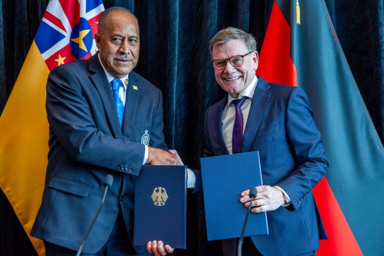 Deutschland und der pazifische Inselstaat Niue nehmen diplomatische Beziehungen auf.