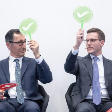 Grünes Licht für Verhandlungen: Grünen-Politiker Cem Özdemir hat die CDU von Manuel Hagel zu offiziellen Gesprächen über eine Regierungszusammenarbeit eingeladen. (Archivbild)